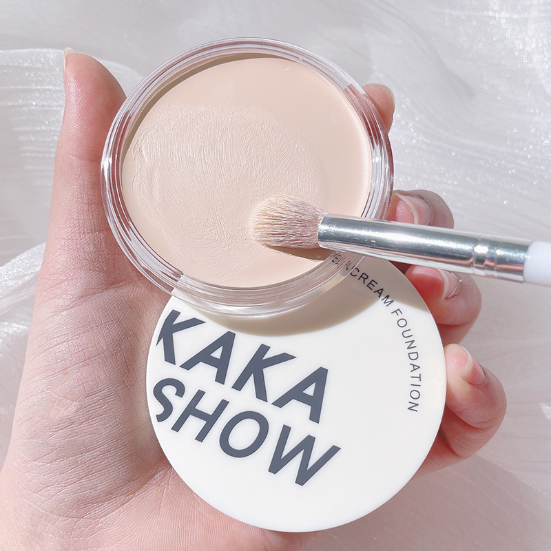 Concealer Foundation Cream Waterproof Long Lasting Deep Complexion Dark Circles Acne Marks Cover Spots Moisturize Face Makeup