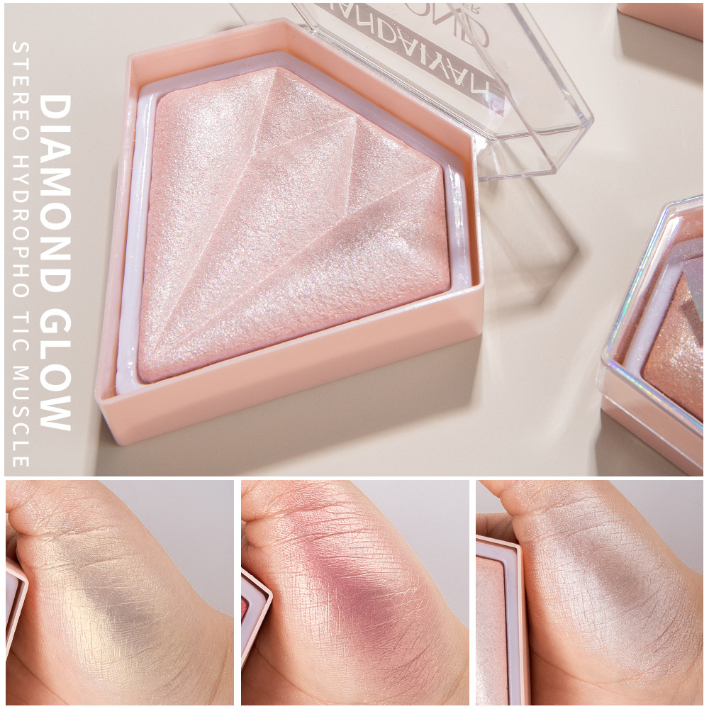 HANDAIYAN 5 Color Highlighter Palette Makeup Face Contour Powder Bronzer Make Up Blusher Makeup