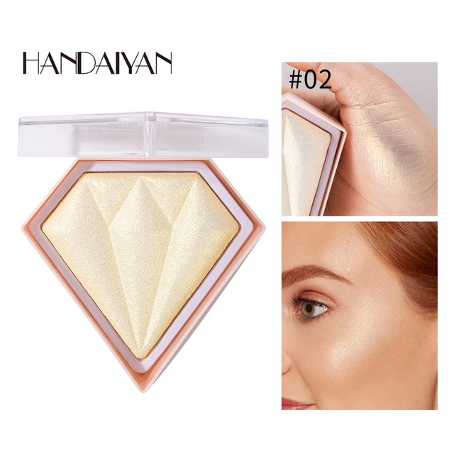 HANDAIYAN 5 Color Highlighter Palette Makeup Face Contour Powder Bronzer Make Up Blusher Makeup