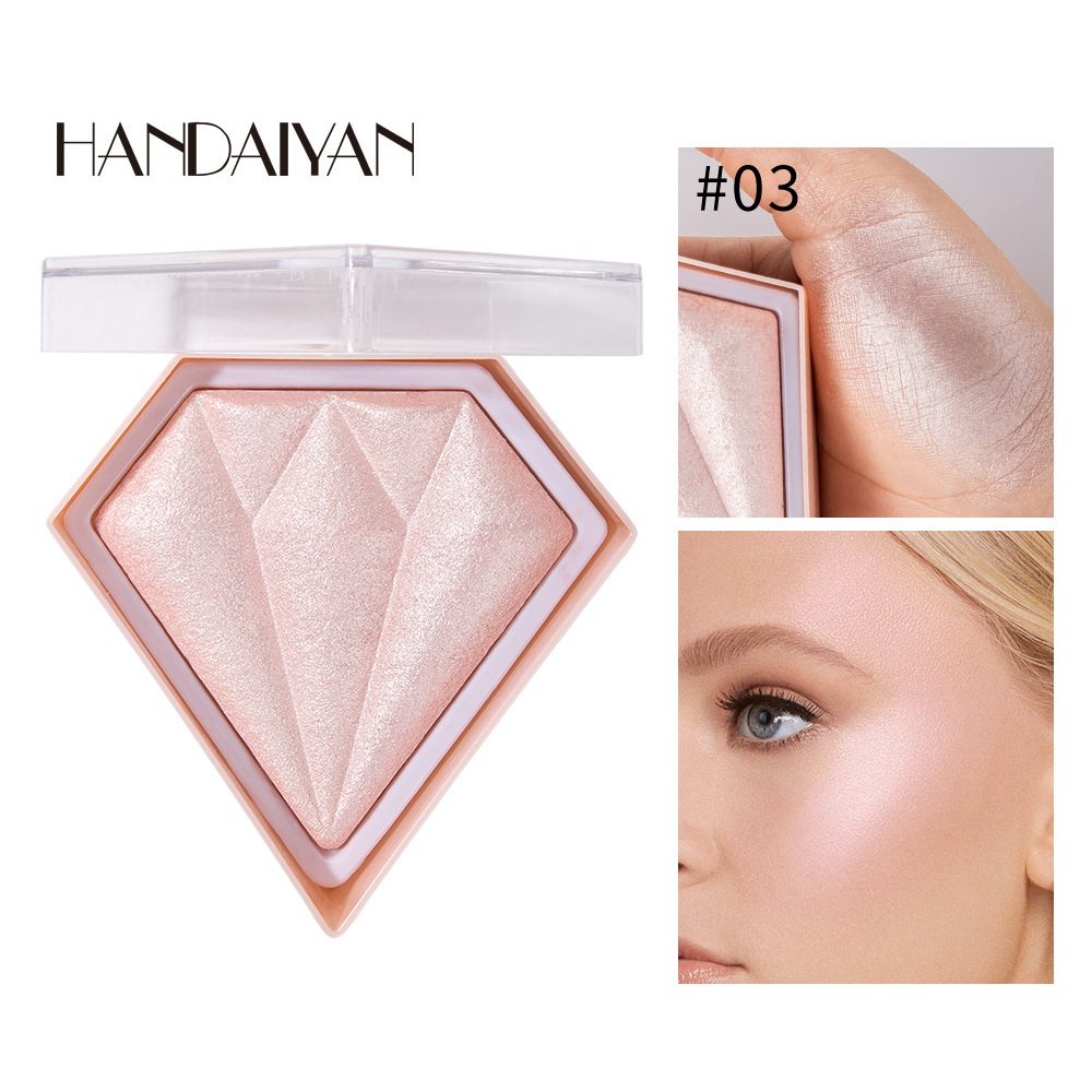 HANDAIYAN 5 Color Highlighter Palette Makeup Face Contour Powder Bronzer Make Up Blusher Makeup