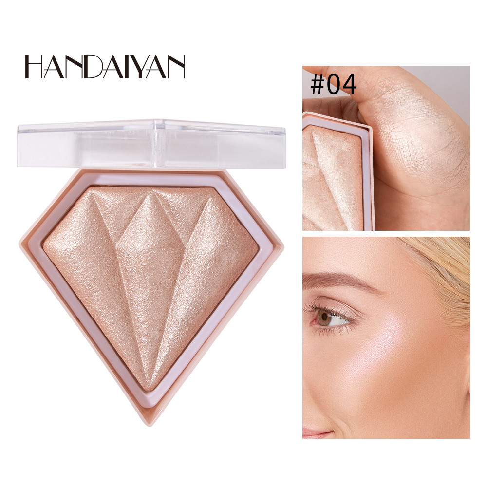 HANDAIYAN 5 Color Highlighter Palette Makeup Face Contour Powder Bronzer Make Up Blusher Makeup