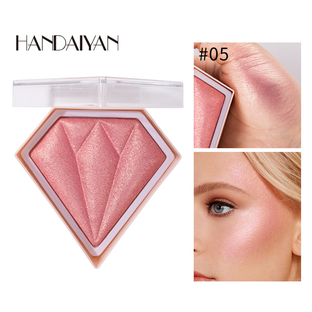 HANDAIYAN 5 Color Highlighter Palette Makeup Face Contour Powder Bronzer Make Up Blusher Makeup