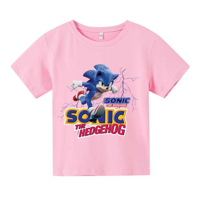 Boys Tshirts Kids Cotton Clothes Children Anime Super Sonic T-Shirts for Baby Toddlers T Shirts Cotton Short sleeve  T-shirts & Polos