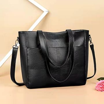Ladies' Shoulder Pu Generous Bag Casual Fashion Shoulder Handbags for ...