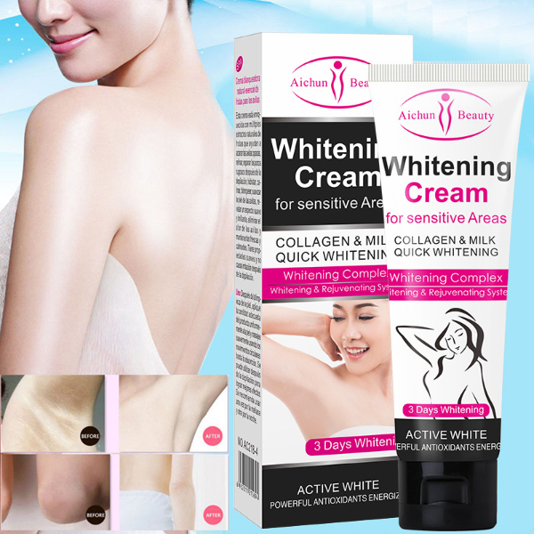 3Days Armpit Whitening Cream Skin Lightening Bleaching Cream For Underarm Dark Skin Legs Knees  Skin Care