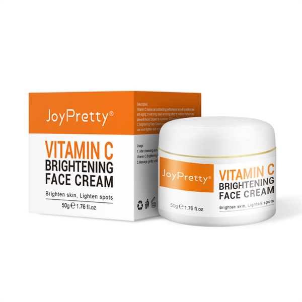 Vitamin C Face Cream and Seurm Essence Hyaluronic Acid Whitening Moisturizing Brighting Skin Nourishing Serum Cream Skin Care