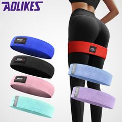 Sports Hip Circle Loop Resistance Band Workout Exercise For Legs Thigh Glute Indoor Sports Exercise Slimming Shaping and Fitness  Indoor Sports Yoga tension band elastic band femal one size Black