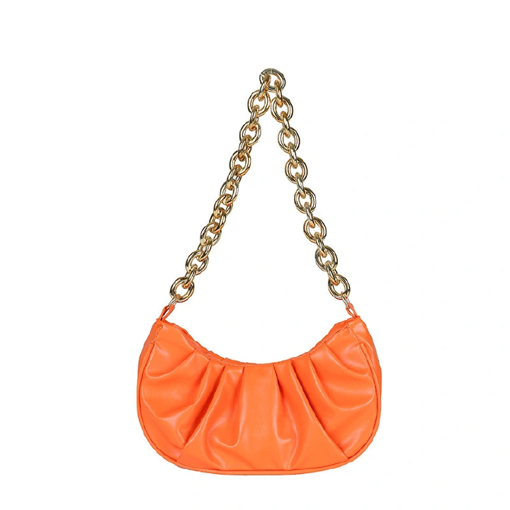 Handbags 2022 New Color Contrast Underarm Bag Color Contrast Pleated Cloud One Shoulder Crossbody Bag Texture Handbag Cloud Small Bag Women's Bag Underarm Bag  Handbags