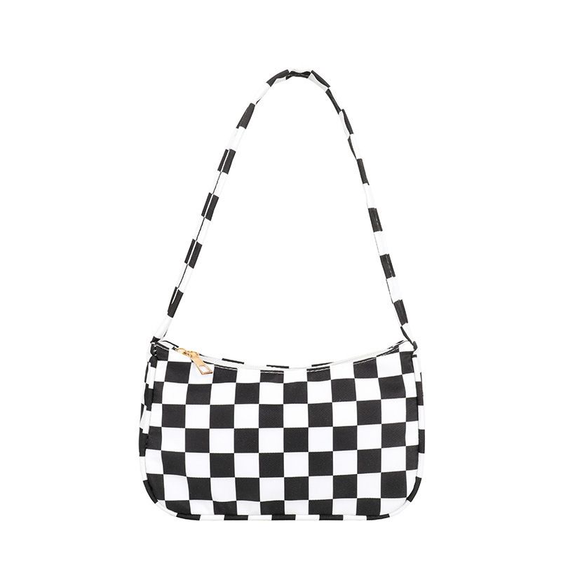 Nylon Fabric Material Exquisite Workmanship Soft And Comfortable Zipper Open And Close Shopping Commuter Shoulder Bags