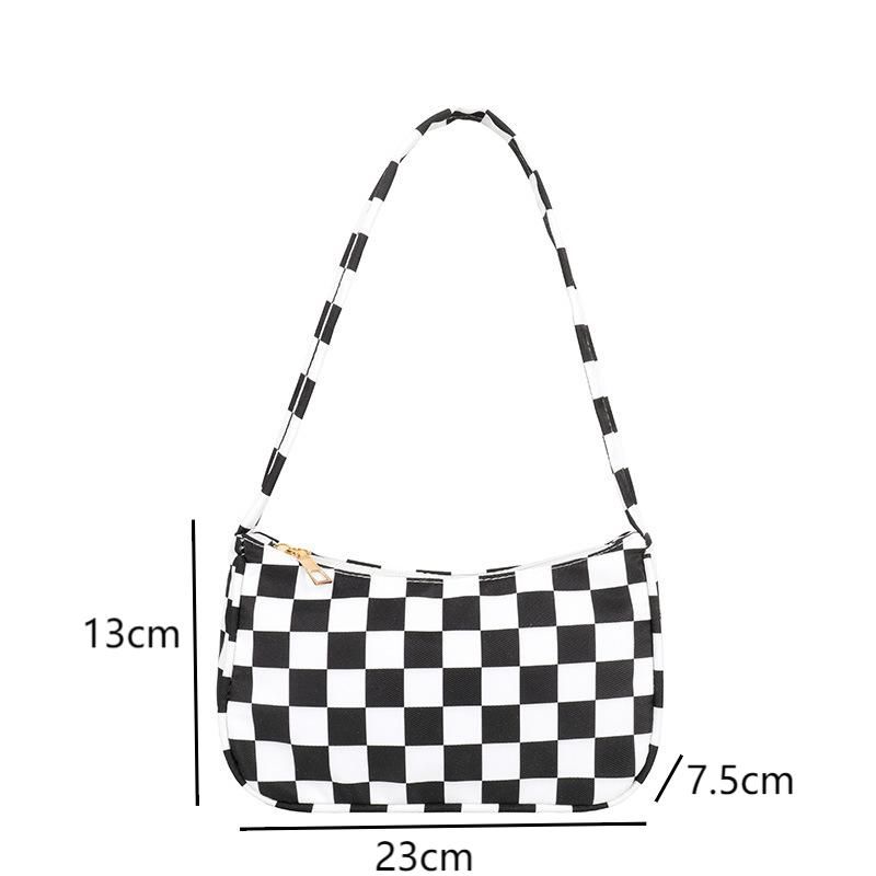 Nylon Fabric Material Exquisite Workmanship Soft And Comfortable Zipper Open And Close Shopping Commuter Shoulder Bags