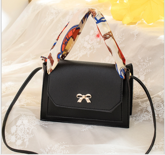 Elegant Women Handbags  Leather Shoulder Bag Ladies Cross body silk scarves Bags Christmas gift
