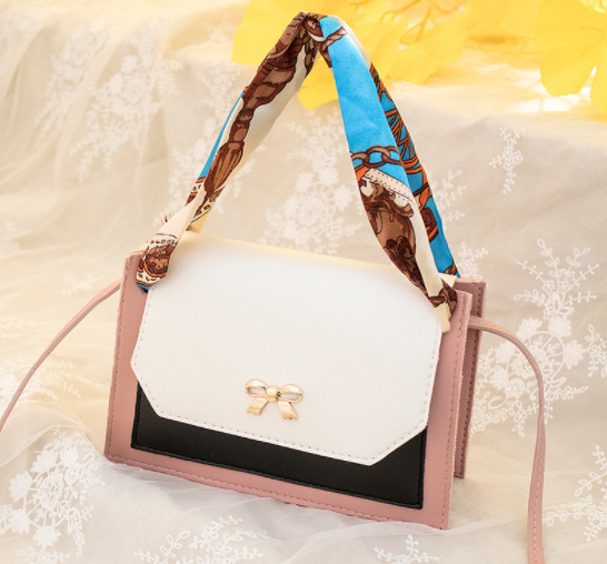 Elegant Women Handbags  Leather Shoulder Bag Ladies Cross body silk scarves Bags Christmas gift