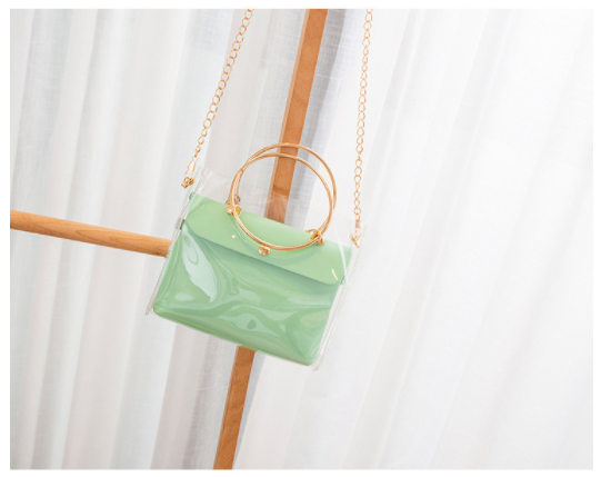 Elegant Women Handbags  Leather and PVC Shoulder Bag Ladies Cross body double Bags Christmas gift