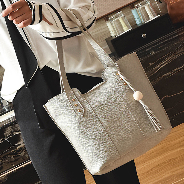2020 New Fashion Women&apos;s Handbags PU Leather Shoulder Bag 5 Colors 4 Pcs For Party Wedding Holiday