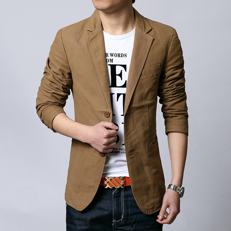Spring Autumn New Men Blazer Fashion Slim casual blazer for Men Brand Mens Suits &amp; Blazers