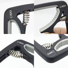 Guitar Capo for 6 String Acoustic Classic Electric Guitarra Tuning Instrument Accessories Special tuning clip for ballad guitar Advanced guitar clip black