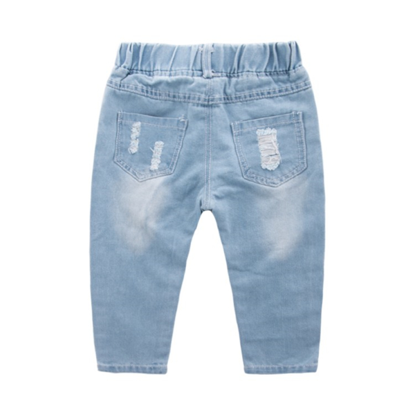 CROAL CHERIE Fashion Children Ripped Jeans Kids Boys Jeans Girls Jeans Denim Trousers & Leggings