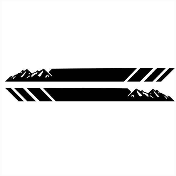 Automobile Decal Graphic Vinyl Side Stripes for Chevrolet Silverado 2014-2017 Exterior Accessories