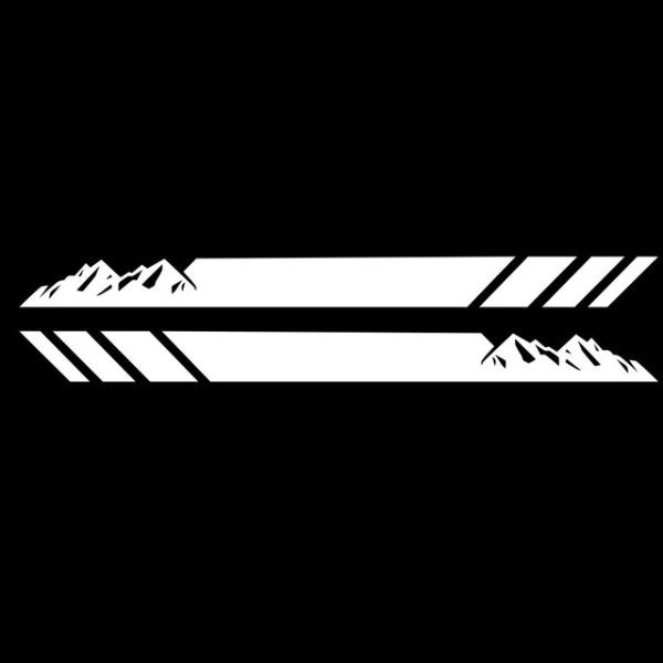 Automobile Decal Graphic Vinyl Side Stripes for Chevrolet Silverado 2014-2017 Exterior Accessories