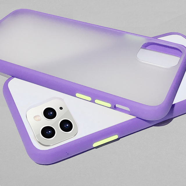 Mint Simple Matte Bumper Phone Case for iphone 11 Pro XR X XS Max  Cases &amp; Covers