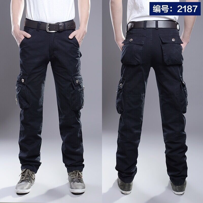 Multi-Pocket Casual Pants Men Military Tactical Joggers Cargo Pants Men's Outdoor Hiking Trousers