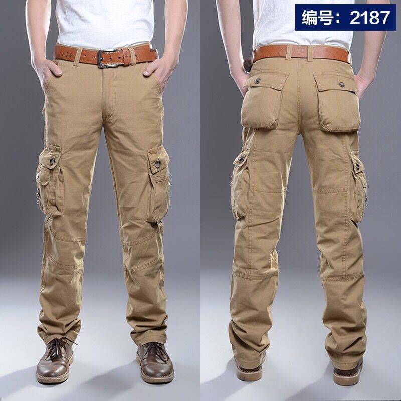 Multi-Pocket Casual Pants Men Military Tactical Joggers Cargo Pants Men's Outdoor Hiking Trousers