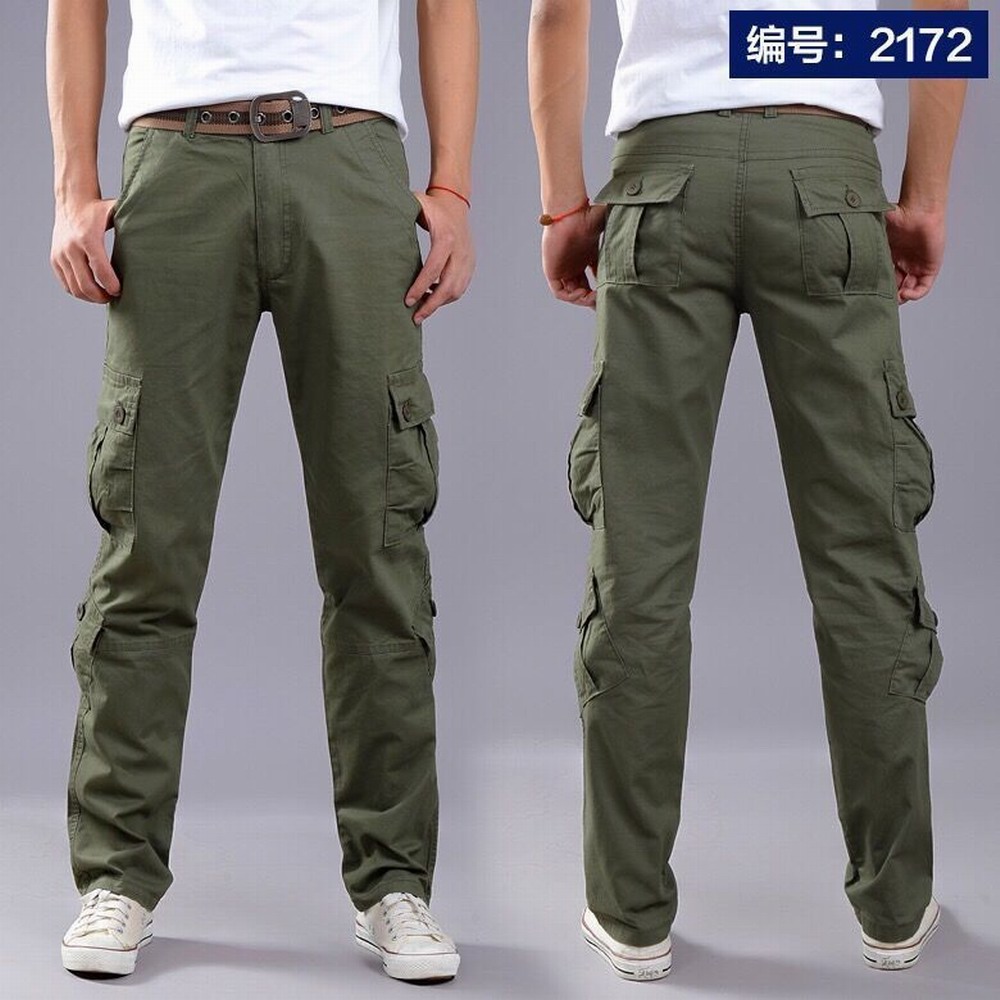 Multi-Pocket Casual Pants Men Military Tactical Joggers Cargo Pants Men's Outdoor Hiking Trousers