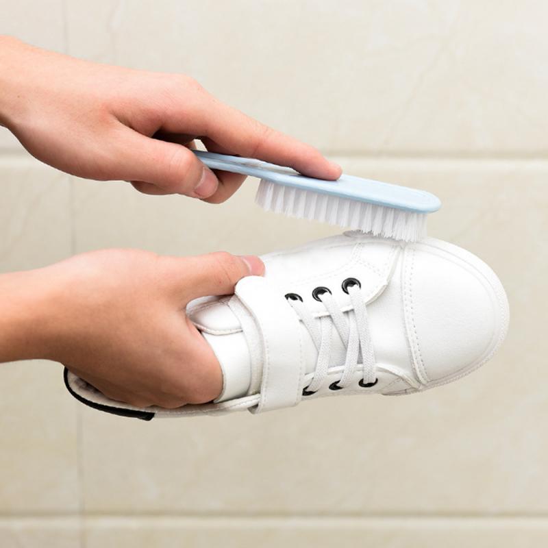 3pcs  Home Plastic Small Brush Shoes Cleaning Brush Can Be Hung Soft Fur Bathroom Products