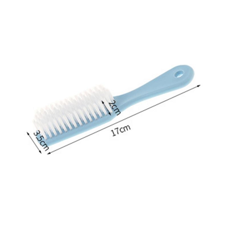 3pcs  Home Plastic Small Brush Shoes Cleaning Brush Can Be Hung Soft Fur Bathroom Products