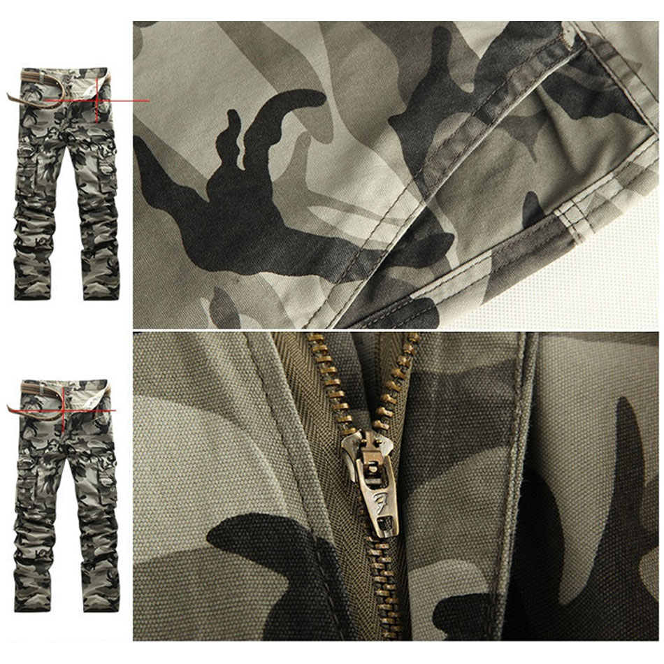 Men Spring Army Green Fashion Cargo Pants Crotch jogger Patchwork Pants Male Easy  Trousers