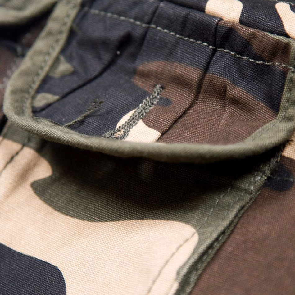 Fashion Camouflage Printed Military Cargo Pants Men Loose Baggy Tactical Trousers