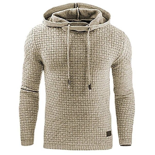 2021 New Hoodies Men Brand Male Plaid Hooded Sweatshirt Mens Sweatshirts, Cardigans & Hoodies