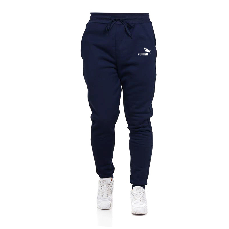 Men Cotton Jogger Gyms Pants Spring Autumn Male Casual Elastic Fitness Baggy Trousers Mens Fleece Warm Trousers