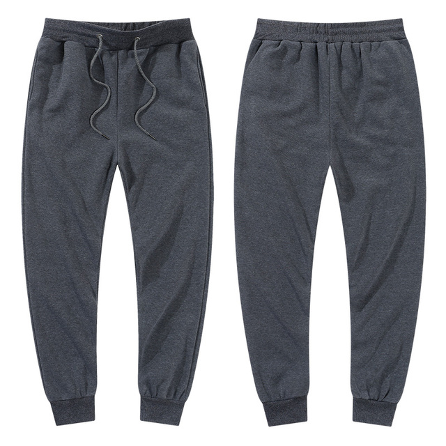 Brand Pants Men And Women Winter Casual Pants Fashion Jogging Autumn Black Trousers