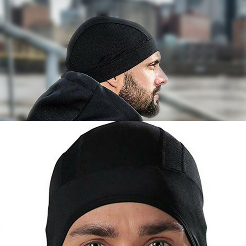 Moisture Wicking Cooling Skull Cap Helmet Inner Cooling Cap Sweat Band Hats & Caps