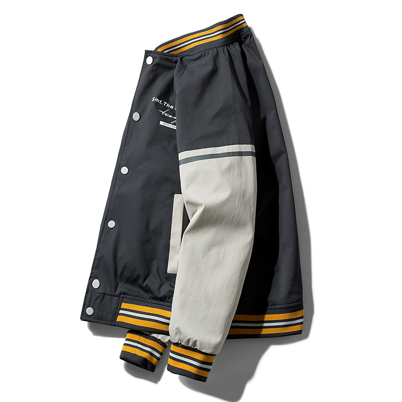 Men's Sports Jacket Casual Trendy Baseball jackets Jackets & Trench Coats