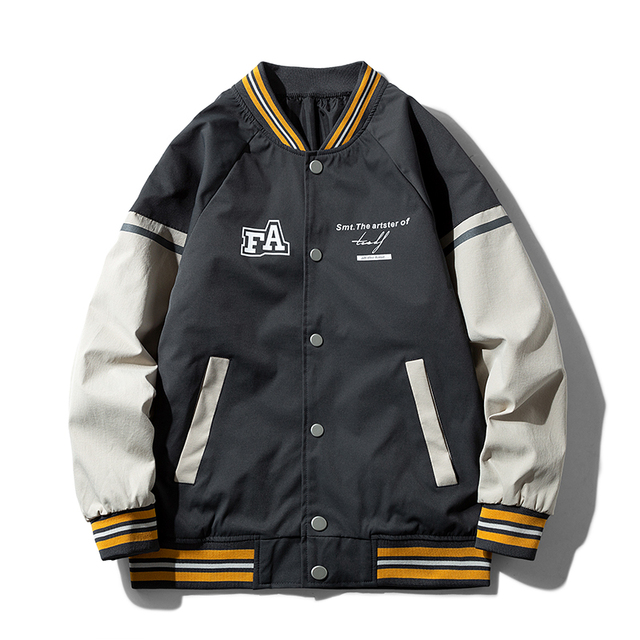 Men's Sports Jacket Casual Trendy Baseball jackets Jackets & Trench Coats