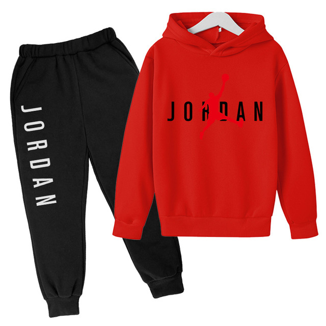 2022 Spring New Boy Girl Hoodie Suit Cotton Kids Hooded Sportswear Set Children Others