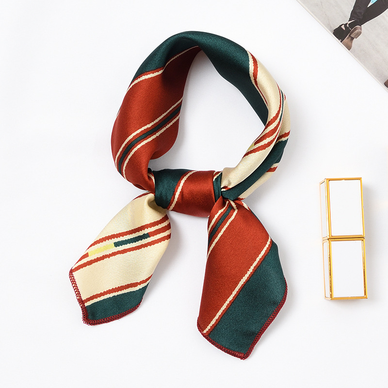 Korean scarves small Kerchief Fashion Handle Bag Ribbon Airline stewardess  scarf Party Gift