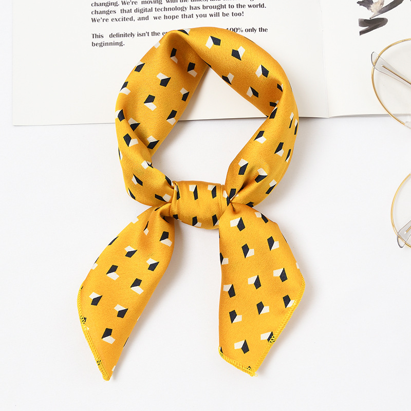 Korean scarves small Kerchief Fashion Handle Bag Ribbon Airline stewardess  scarf Party Gift