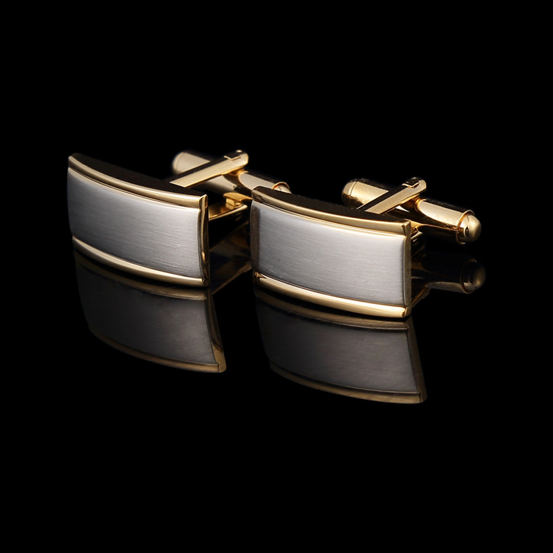 Cuff Links Gold Cufflinks Groomsmen Party Gifts Golden Shirt Cuff Buttons Cufflink Mens Jewelry