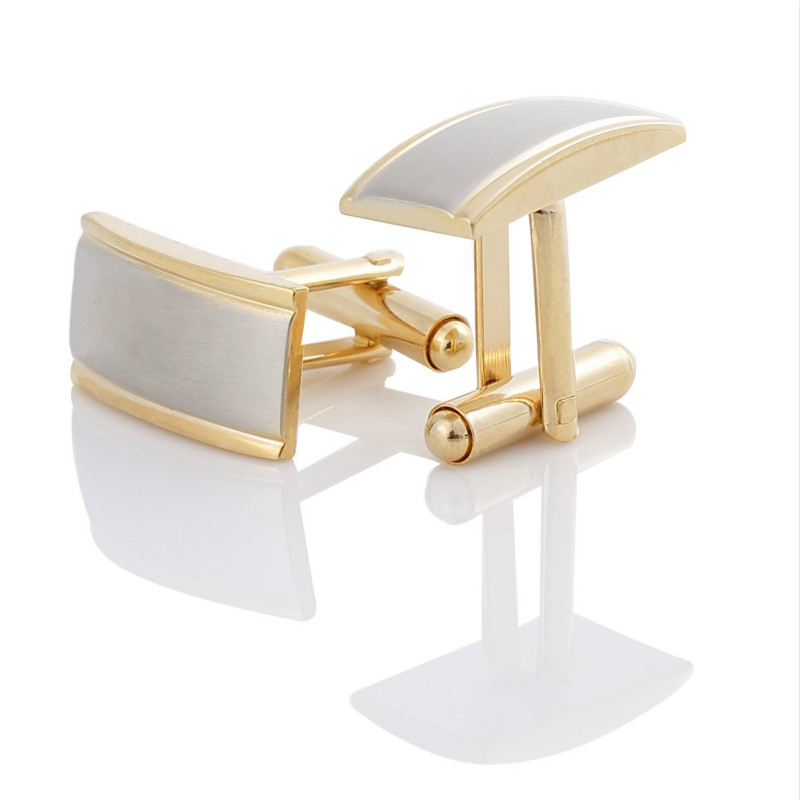 Cuff Links Gold Cufflinks Groomsmen Party Gifts Golden Shirt Cuff Buttons Cufflink Mens Jewelry