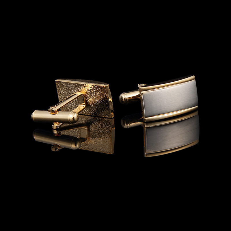 Cuff Links Gold Cufflinks Groomsmen Party Gifts Golden Shirt Cuff Buttons Cufflink Mens Jewelry