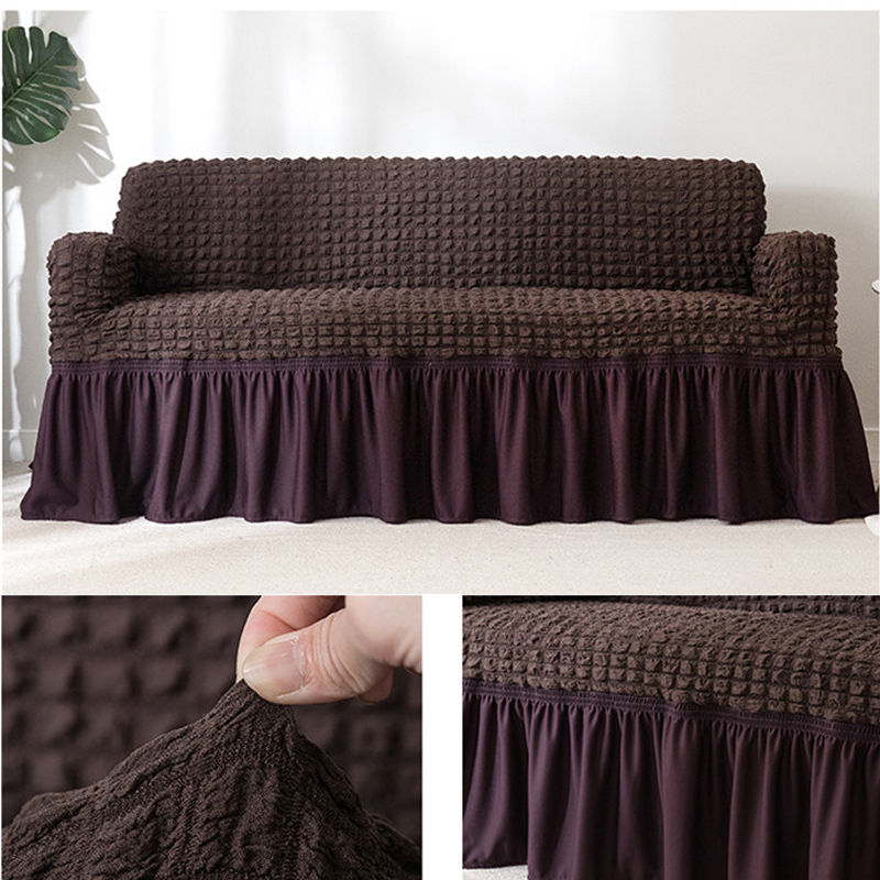 sofaset Bubble lattice all-inclusive sofa cover stretch sofa set sofa cushion