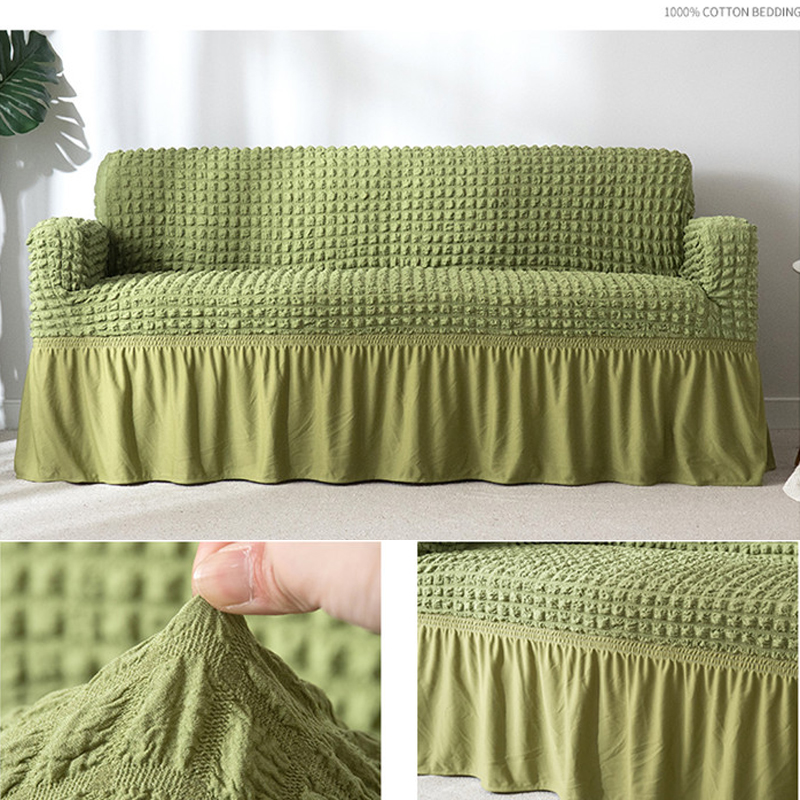 sofaset Bubble lattice all-inclusive sofa cover stretch sofa set sofa cushion