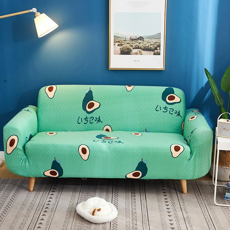 Sofa cover simple stretch fabric sofaset full cover sofa set