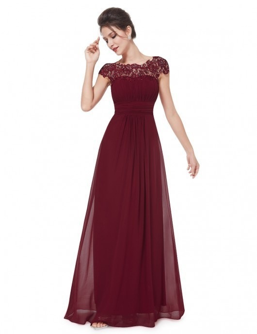 Women&apos;s lace dress bridesmaid evening dress party summer  dresses for ladies  red