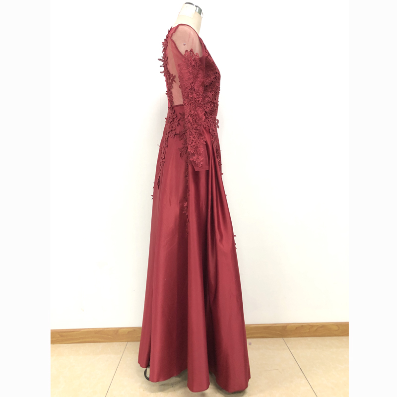 ladies dress with sexy long skirt and tail party evening dress womens sleeved