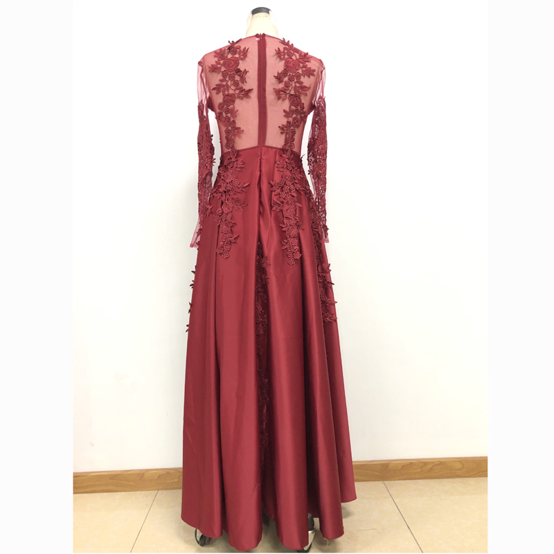 ladies dress with sexy long skirt and tail party evening dress womens sleeved