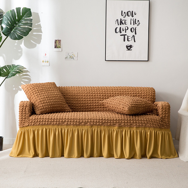 sofaset Bubble lattice all-inclusive sofa cover stretch sofa set sofa cushion